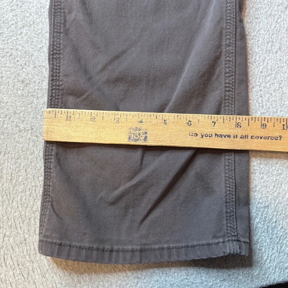 Ariat M4 Pants Mens 36x36 Grey Rebar Relaxed Straight Tough Canvas Utility Work
